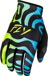 Guantes Fly Lite Zen Negro/Azul/Hi-Vis